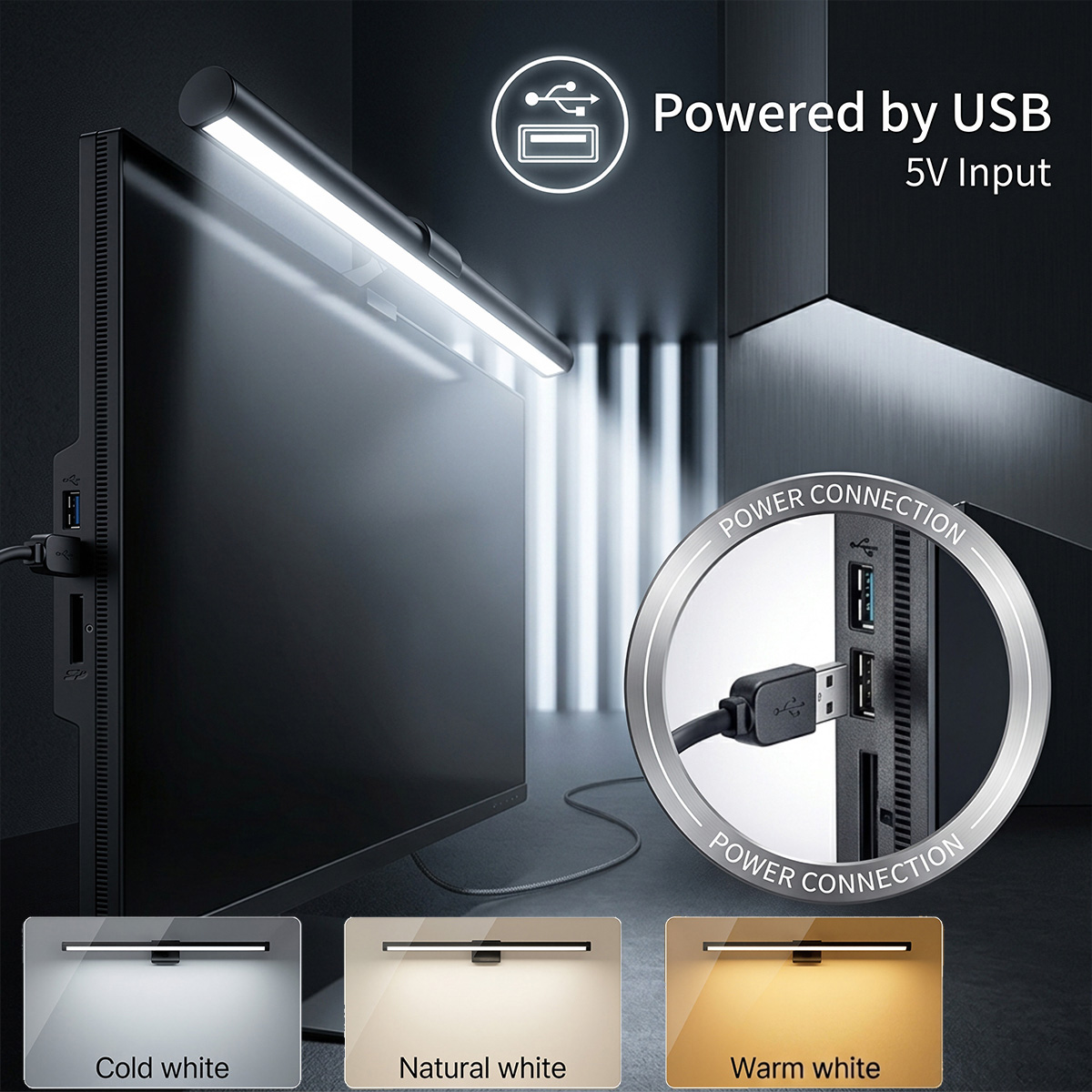 USB Powered LED Computer Scree - đánh giá và giá Monitor Light Bar