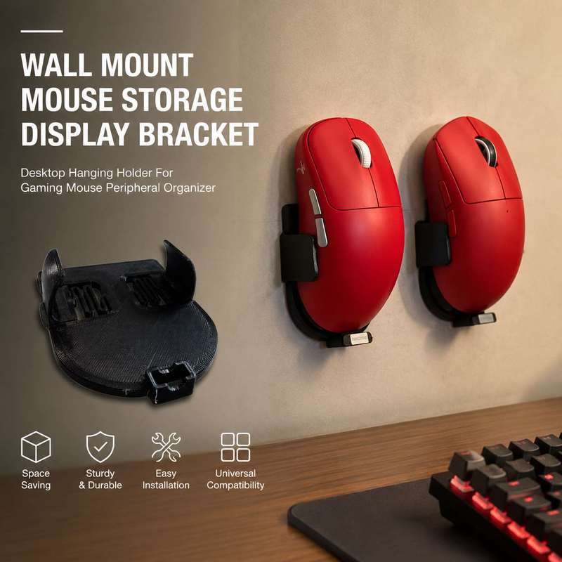 Wall Mount Mouse Storage Displ - đánh giá và giá Gaming Accessories Wall Mount