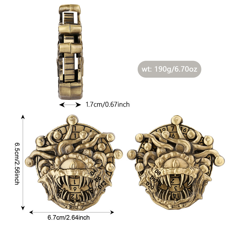 Retro Beholder Shape Metal Dic - đánh giá và giá Gaming Accessories Retro