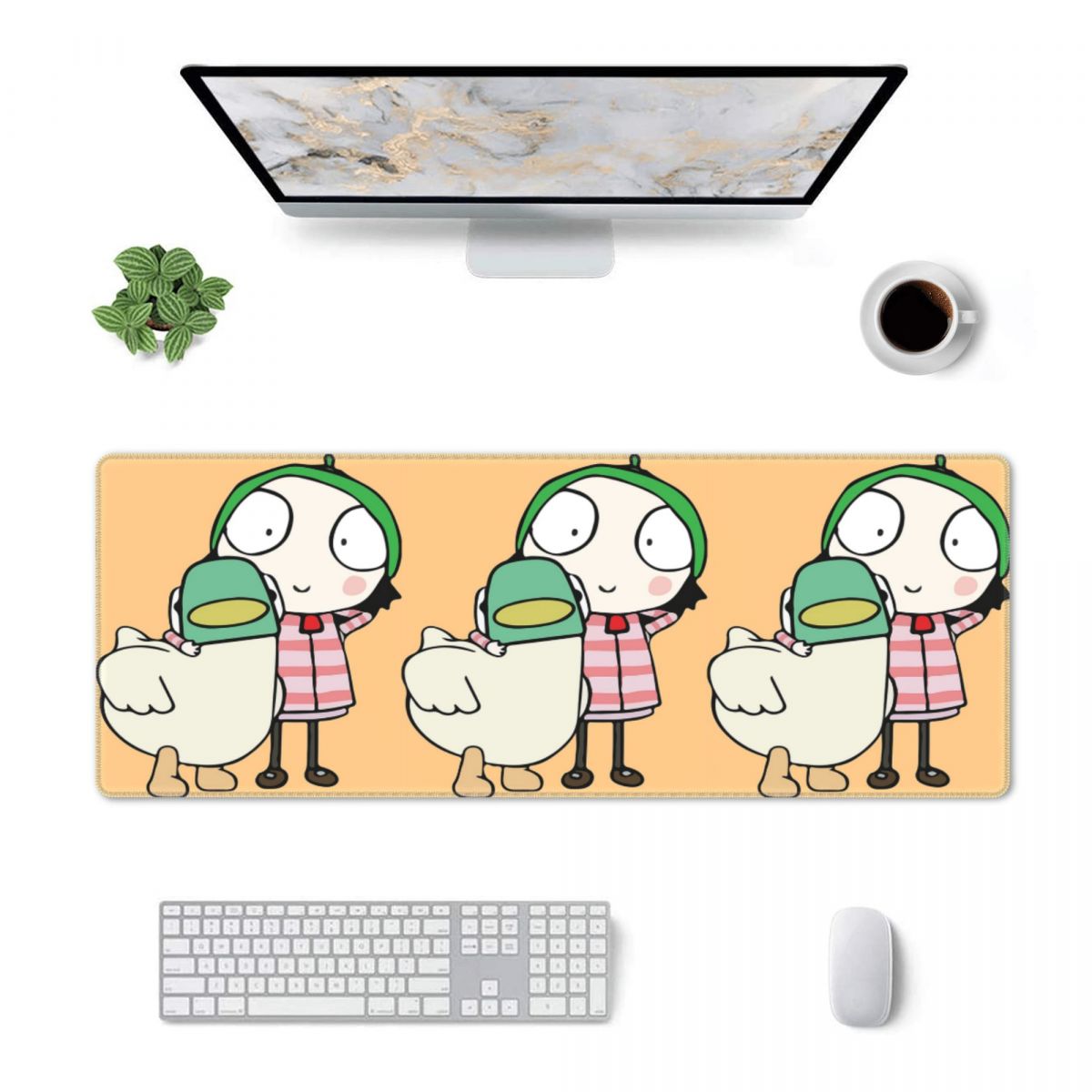 Large Mouse Pad Sarah And Duck - đánh giá và giá Gaming Accessories To Have