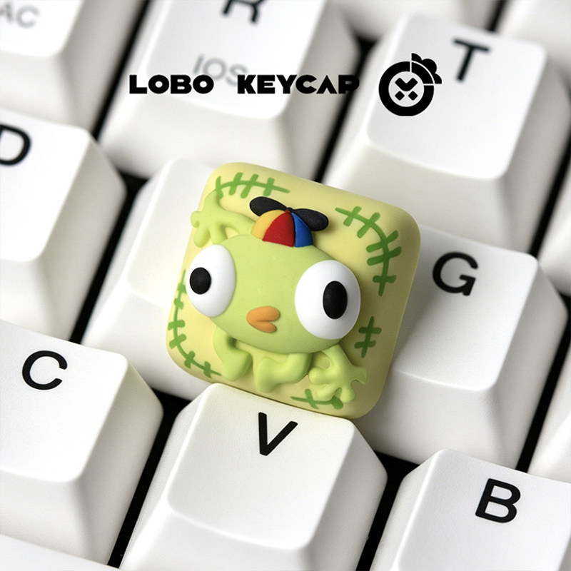 New Lobo Keycap Cute Resin Art - đánh giá và giá Gaming Accessories To Gift