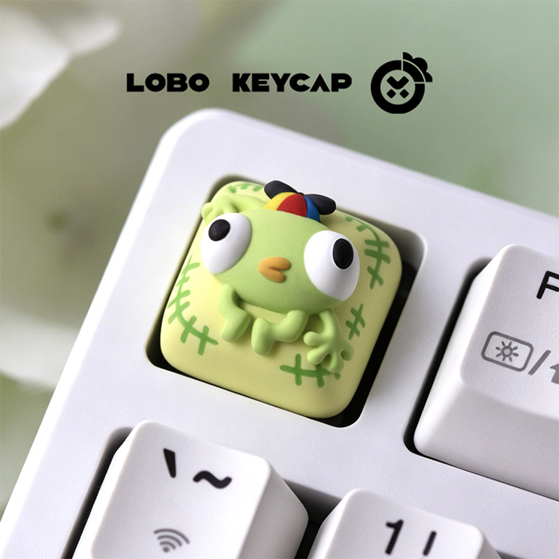 New Lobo Keycap Cute Resin Art - đánh giá và giá Gaming Accessories To Gift