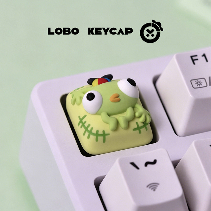 New Lobo Keycap Cute Resin Art - đánh giá và giá Gaming Accessories To Gift