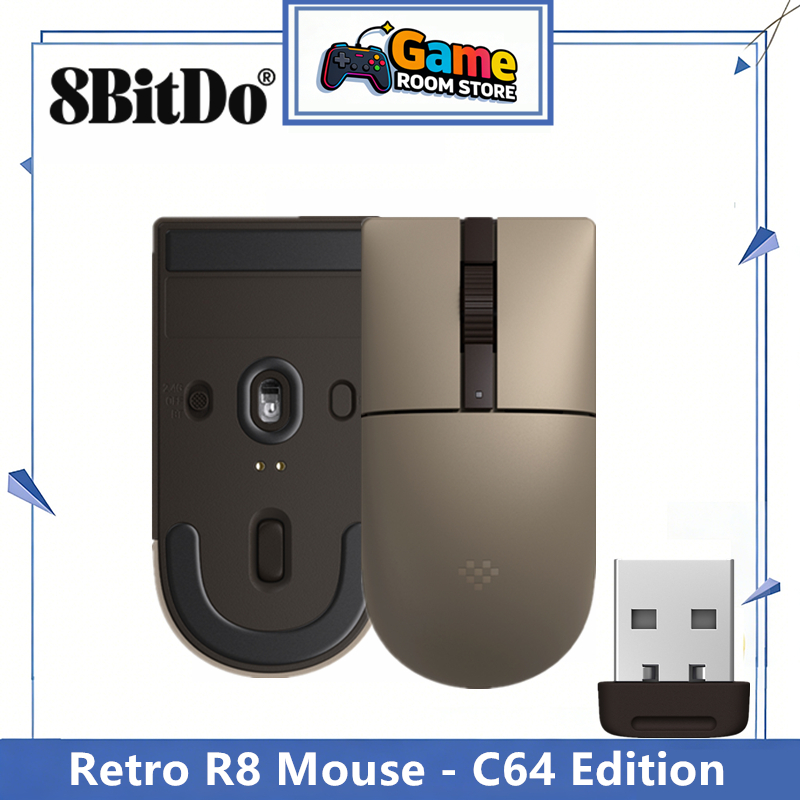 8BitDo Retro R8 Mouse - C64 Ed - đánh giá và giá Gaming Accessories Retro