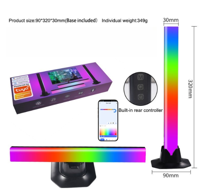 Music Sync LED Strip, Sound Co - đánh giá và giá Essential Gaming Accessories